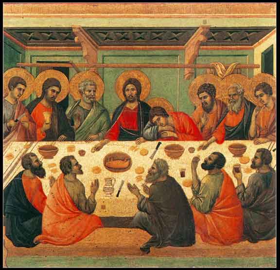 La Cène par Duccio, 1 308 cene duccio