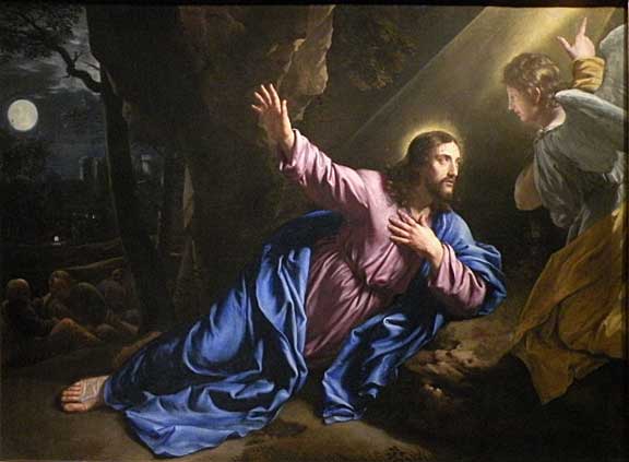 Champaigne Agonie de Jésus au mont des Oliviers champaigne gethsemani